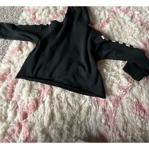 Adidas hoodie pull over with black and white checkers